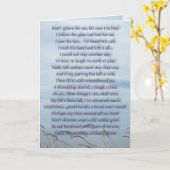 Karte des Beileids-5 (Gelbe Blume)