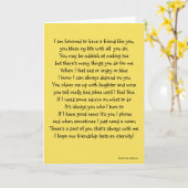 Karte des besten Freunds (Gelbe Blume)