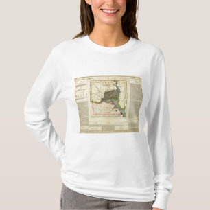 Karte des Bezirk Columbia T-Shirt