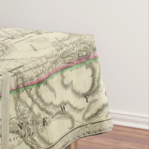 Karte des Bezirkes von Montreal, unteres Kanada Tischdecke