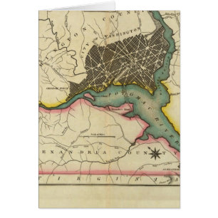 Karte des Bezirks Columbia
