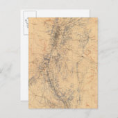 Karte des Bezirks Washoe mit Bergbauaufträgen (Vorne/Hinten)