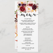 Karte des Blumenkochs Burgund (Vorne/Hinten)