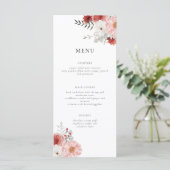 Karte des Blumenmenüs anzeigen (Stehend Vorderseite)