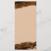 Karte des braunen Fotos (Rückseite)