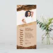 Karte des braunen Fotos (Stehend Vorderseite)