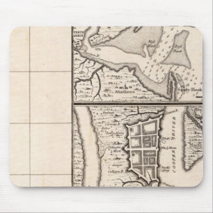 Karte des Britischen Reiches in Amerika Blatt 12 Mousepad