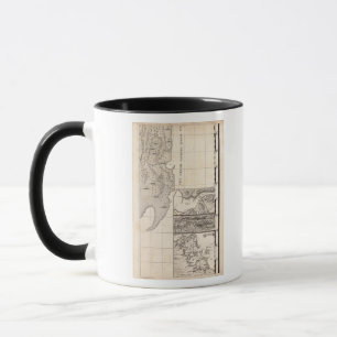 Karte des Britischen Reiches in Amerika Blatt 8 Tasse