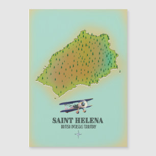 Karte des Britischen Überseegebiets Saint Helena