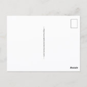 Karte des Bundesstaates Massachusetts Postkarte (Rückseite)