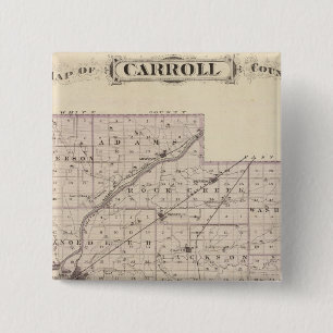 Karte des Carroll-Landkreises Button