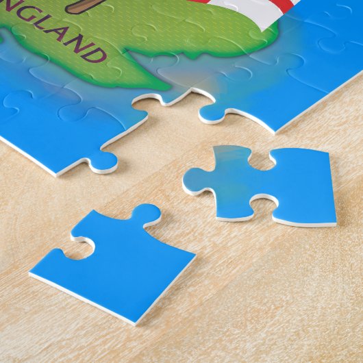 Karte des Cartoon Britische Inseln Puzzle (Seite)