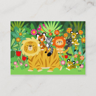 Karte des Cartoon Liger und der Freunde