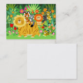 Karte des Cartoon Liger und der Freunde (Vorne/Hinten)