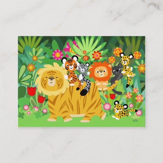 Karte des Cartoon Liger und der Freunde (Vorderseite)