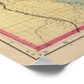 Karte des Cheboygan-Landkreises, Michigan Poster (Ecke)