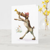 Karte des Chefs Tages- lustiges (Gelbe Blume)