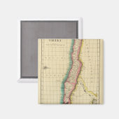 Karte des Chilis Magnet (Vorderseite/Rückseite)