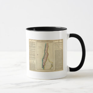 Karte des Chilis Tasse