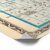 Karte des Clark-Landkreises Poster (Ecke)