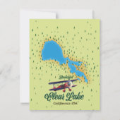 Karte des Clear Lake Kalifornien USA (Rückseite)