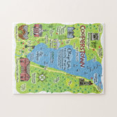 Karte des Cooperstown Puzzle, 250 Stück Puzzle (Horizontal)