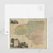 Karte des Cornwall Count Jamaica (1763) (Vorne/Hinten)