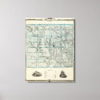 Karte des Decatur-Landkreises, Staat von Iowa
