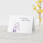 Karte des defekten Herzens (Gelbe Blume)