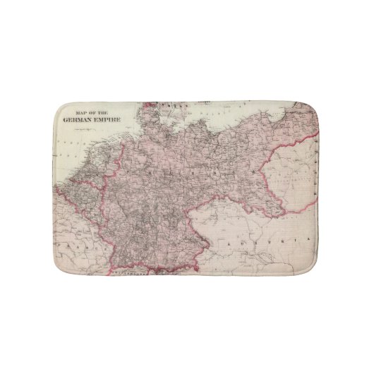 Karte des deutschen Reiches Badematte (Vorderseite)