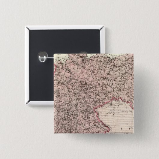 Karte des Deutschen Reiches Button (Vorne & Hinten)