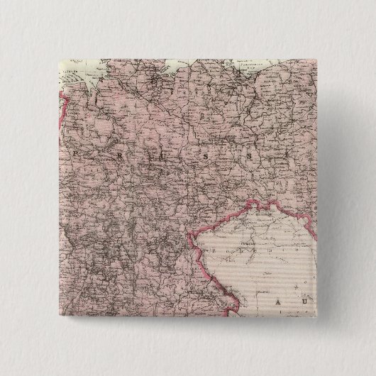 Karte des Deutschen Reiches Button (Vorderseite)