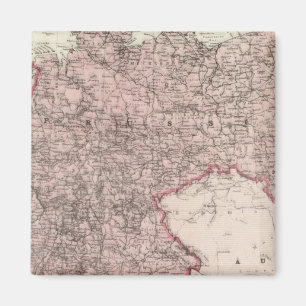 Karte des deutschen Reiches Magnet