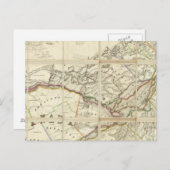 Karte des Distrikts Montreal, Niederkanada (Vorne/Hinten)