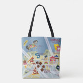 Karte des Dumbo Brooklyn New York Tote Bag Tasche (Rückseite)