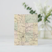 Karte des Dunn-Landkreises, Staat von Wisconsin (Stehend Vorderseite)