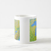 Karte des Entwurfs der Großen Seen Kaffeetasse (Mittel)