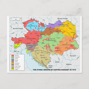 Karte des ethnischen Diversity zwischen Österreich