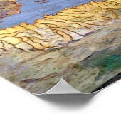 Karte des Europa des sechzehnten Jahrhunderts Poster (Ecke)