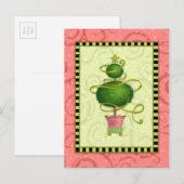 Karte des Feiertags-Baum-I (Vorne/Hinten)