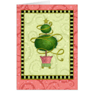 Karte des Feiertags-Baum-I