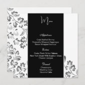 Karte des Flachmenüs (Vorne/Hinten)