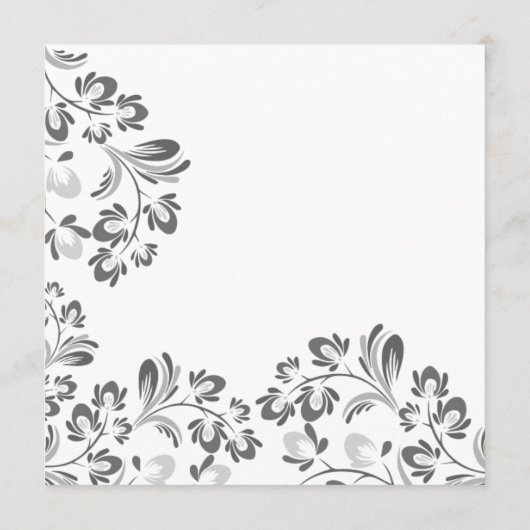 Karte des Flachmenüs (Rückseite)