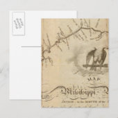 Karte des Fluss Mississipi (Vorne/Hinten)