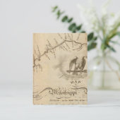 Karte des Fluss Mississipi (Stehend Vorderseite)