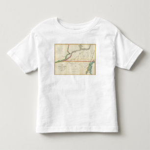Karte des Fluss-St. Lawrence und angrenzendes Land Kleinkind T-shirt