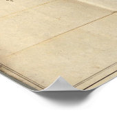 Karte des Flusses Mississippi Poster (Ecke)