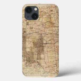 Karte des Fortschritts-1878 der geographischen Case-Mate iPhone Hülle