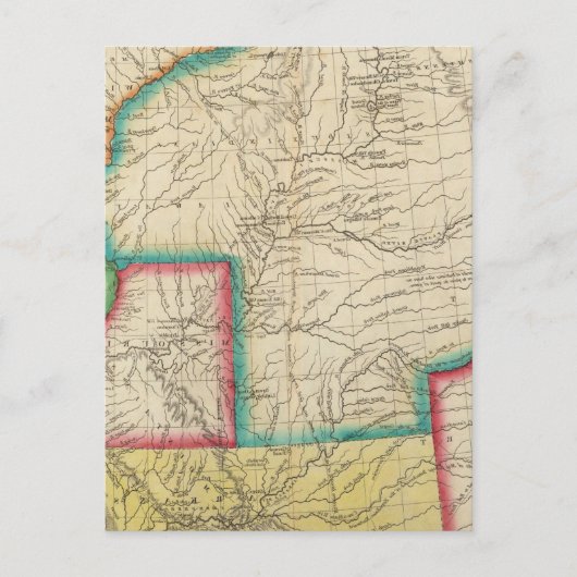 Karte des Gebiets Arkansas (Vorderseite)