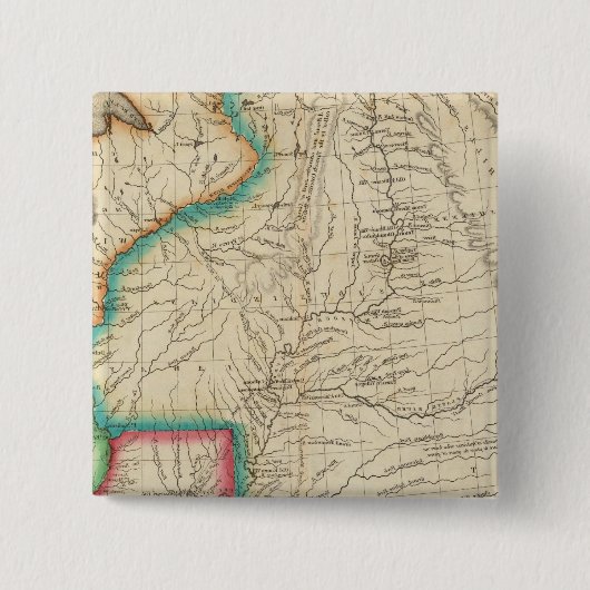 Karte des Gebiets Arkansas Button (Vorderseite)